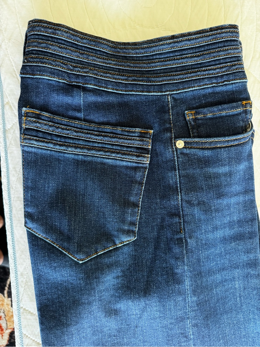 Frame Denim Dark Indigo Wide-Leg Jeans - Picture 8 of 8